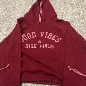 Cold Crush Red Knit Sweater